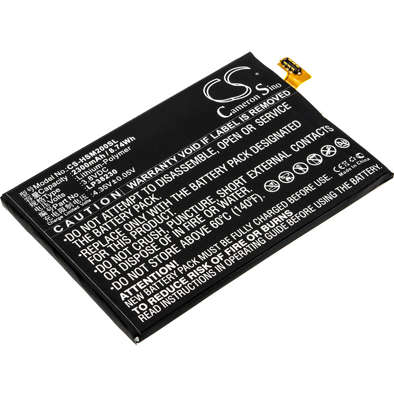 3.8V 2300mAh/8.74Wh Li-Polymer Mobile/SmartPhone Battery for Hisense