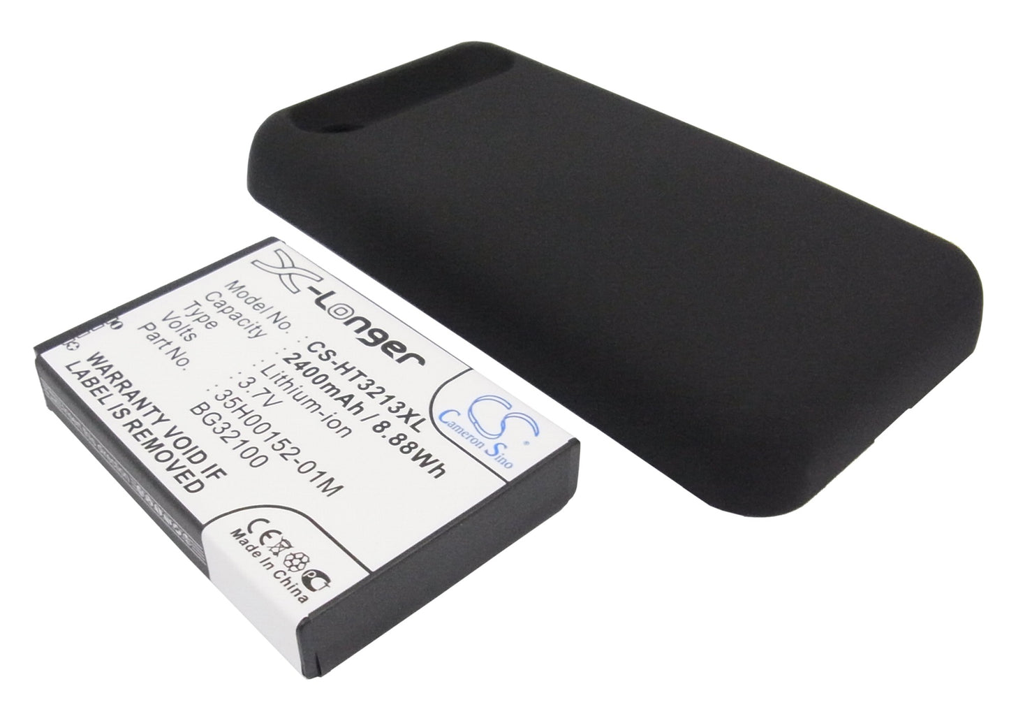 3.7V 2400mAh/8.88Wh Li-ion Mobile/SmartPhone Battery for HTC