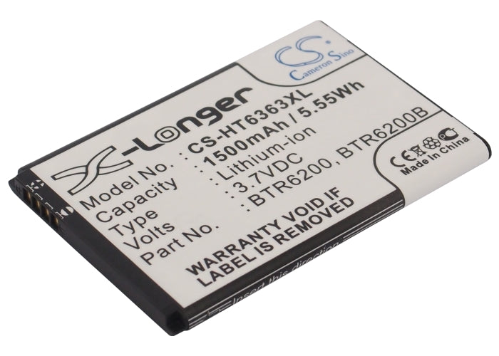 3.7VV 1500mAh/5.55Wh Li-ion Mobile/SmartPhone Battery for DOPOD