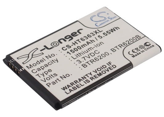 3.7VV 1500mAh/5.55Wh Li-ion Mobile/SmartPhone Battery for Google
