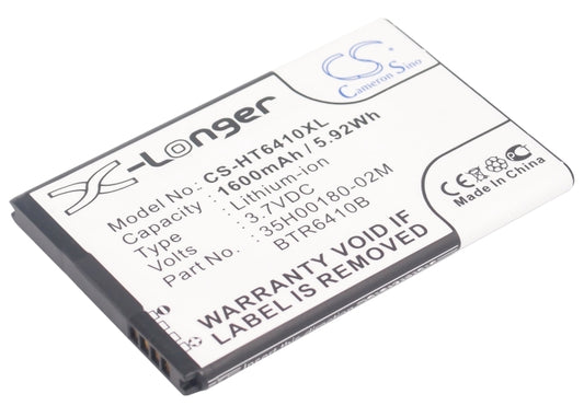 3.7V 1600mAh/5.92Wh Li-ion Mobile/SmartPhone Battery for HTC