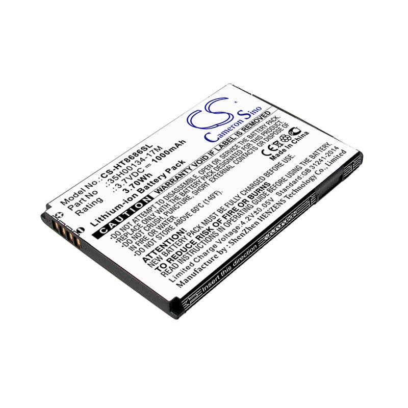 3.7V 1200mAh/4.44Wh Li-ion Mobile/SmartPhone Battery for Vodafone