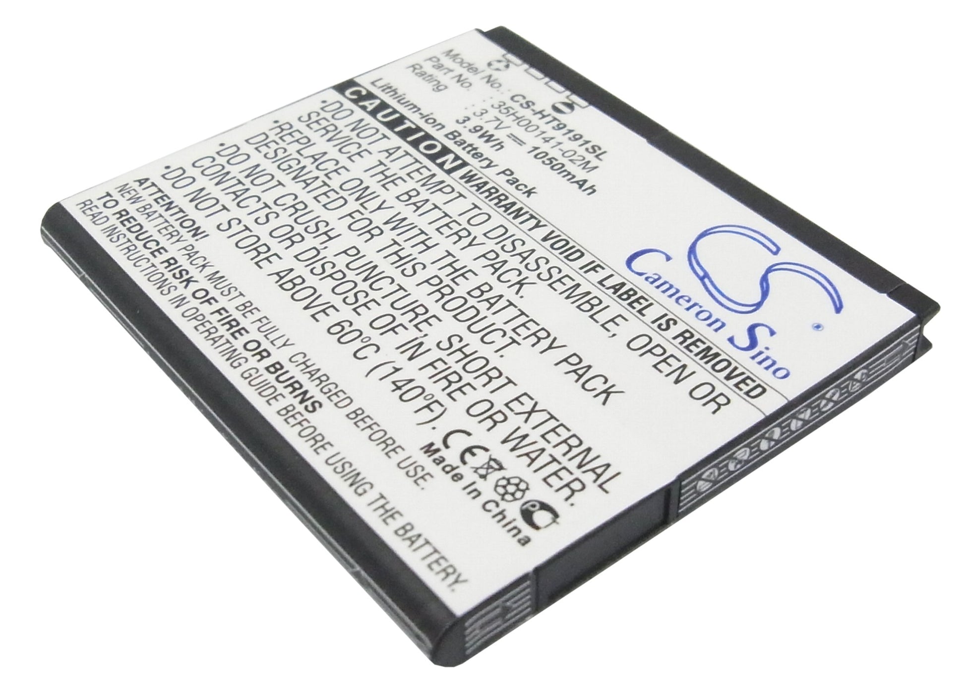 3.7V 1050mAh Li-ion Mobile/SmartPhone Battery for AT&T