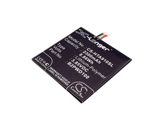 3.85V 2300mAh/8.86Wh Li-Polymer Mobile/SmartPhone Battery for HTC