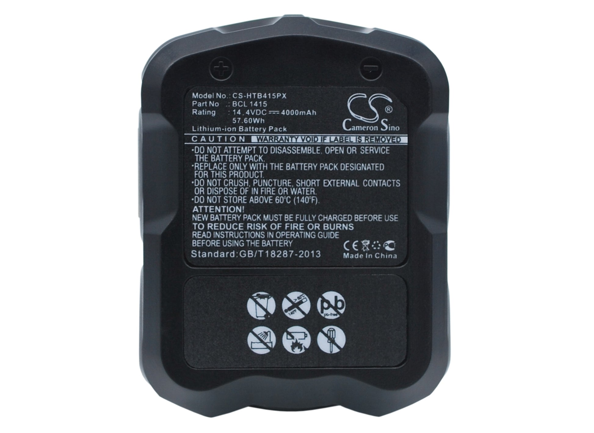 14.4V 4000mAh/57.60Wh Li-ion Power Tools Battery for Hitachi