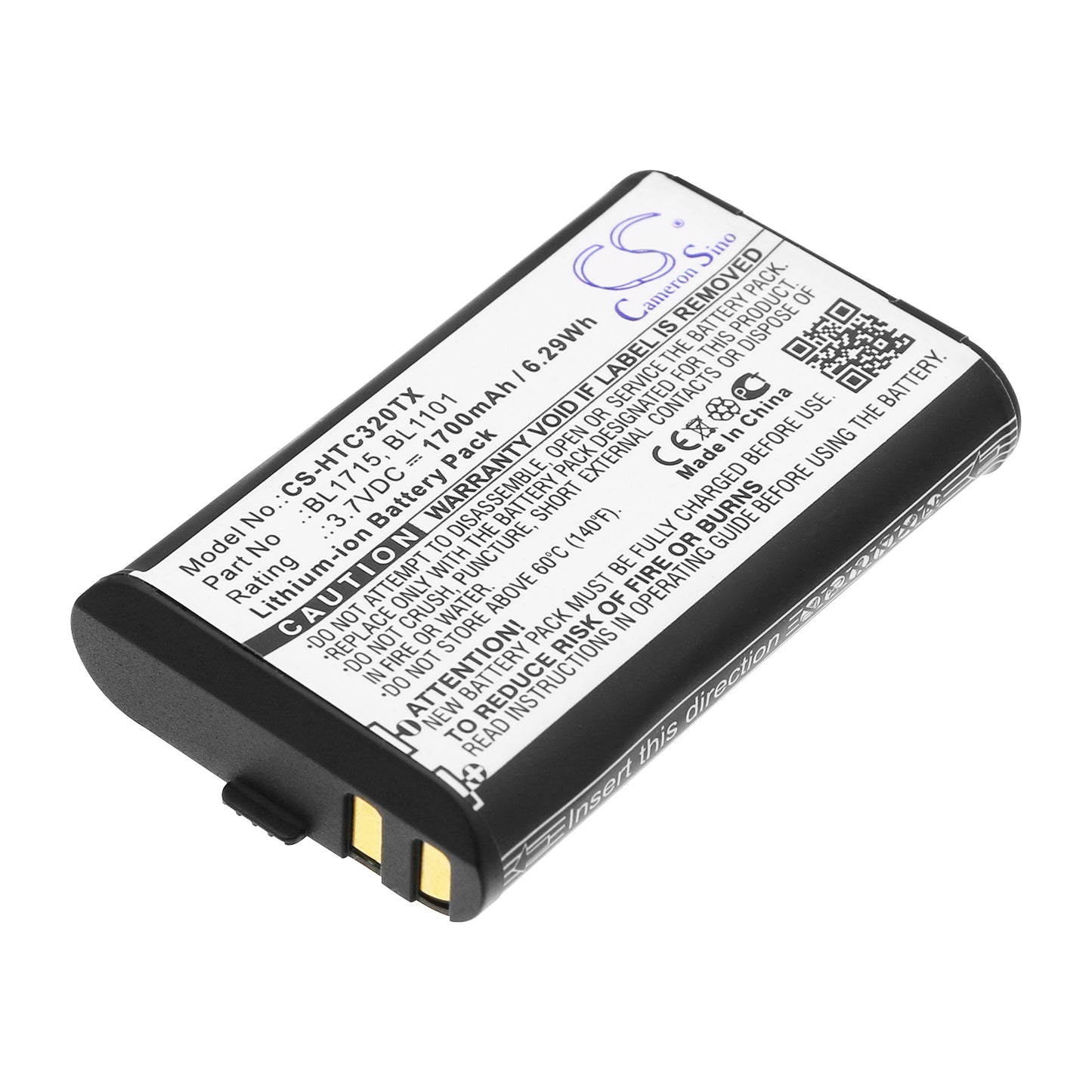 CS-HTC320TX Replacement Battery – Compatible with TC-320, TC-320U