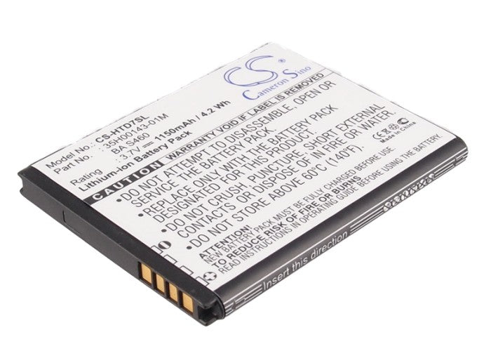 3.7V 1150mAh/4.26Wh Li-ion Mobile/SmartPhone Battery for HTC