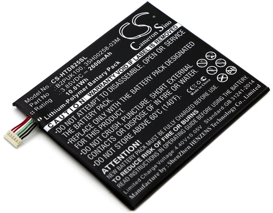 3.85V 2600mAh/10.01Wh Li-Polymer Mobile/SmartPhone Battery for HTC