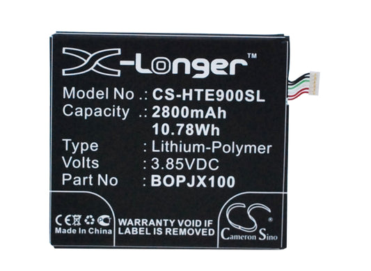 3.85V 2800mAh/10.78Wh Li-Polymer Mobile/SmartPhone Battery for HTC