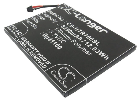 3.7V 3250mAh/12.03Wh Li-Polymer Tablet Battery for HTC