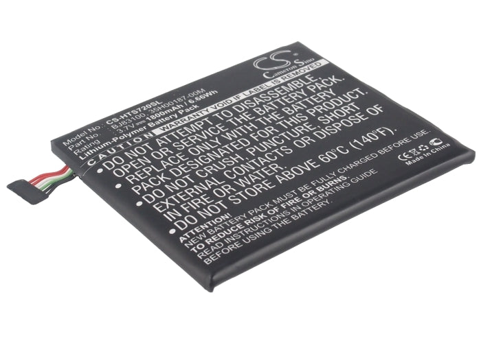 3.8V 1800mAh/6.84Wh Li-Polymer Mobile/SmartPhone Battery for HTC