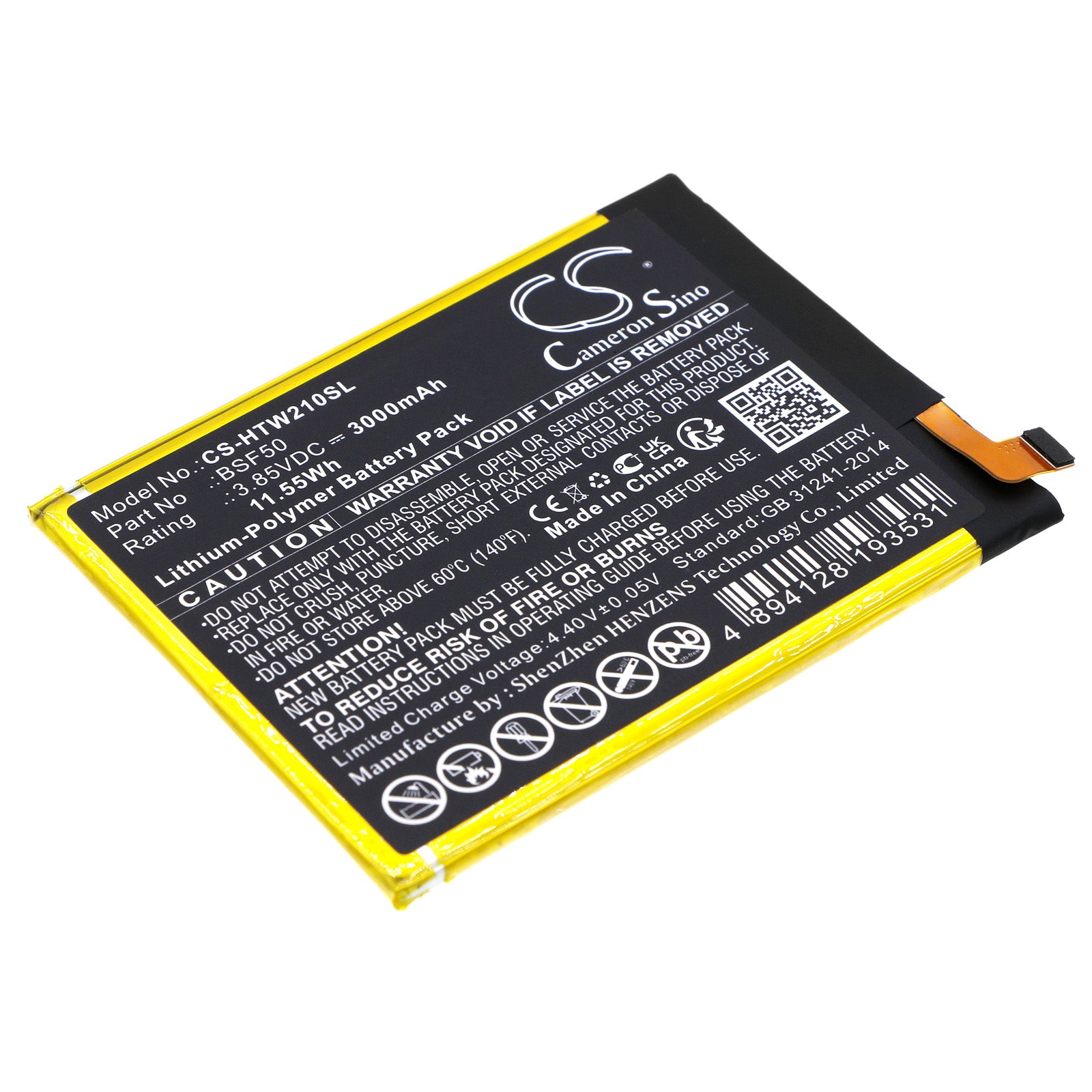 CS-HTW210SL Replacement Battery – Compatible with Wildfire E Lite