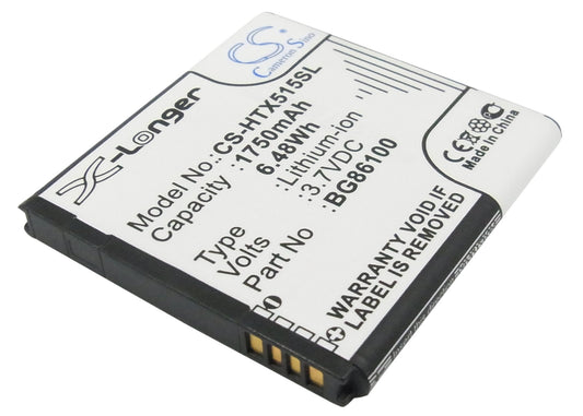 3.7V 1750mAh/6.48Wh Li-ion Mobile/SmartPhone Battery for HTC