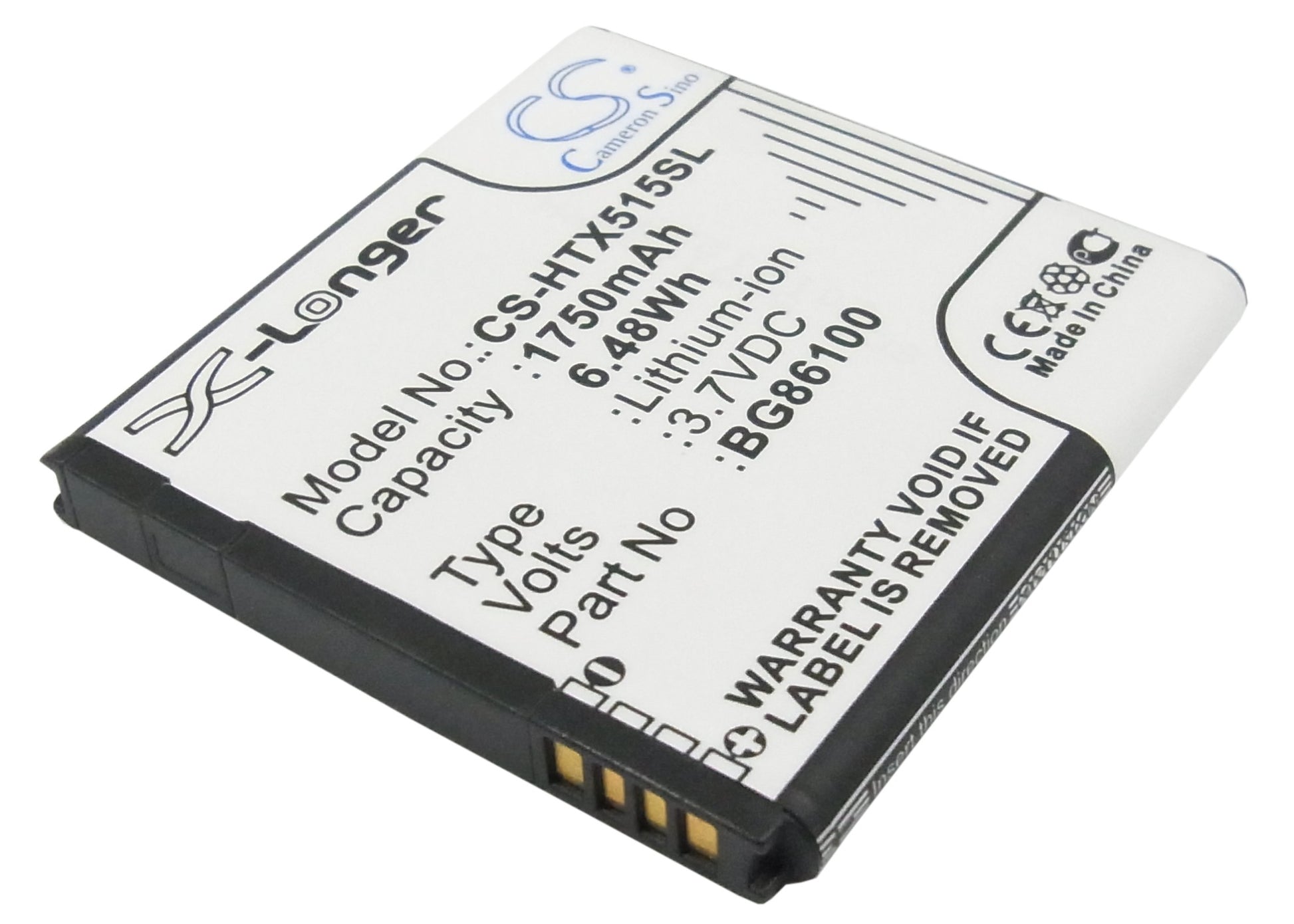 3.7V 1750mAh/6.48Wh Li-ion Mobile/SmartPhone Battery for Sprint