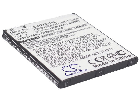 3.7V 1250mAh/4.63Wh Li-ion Mobile/SmartPhone Battery for KDDI