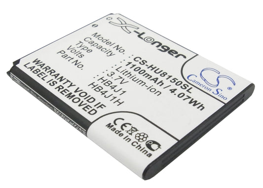 3.7VV 1100mAh/4.07Wh Li-ion Mobile/SmartPhone Battery for Huawei