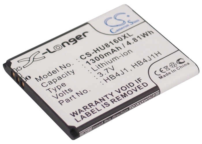 3.7VV 1300mAh/4.81Wh Li-ion Mobile/SmartPhone Battery for Huawei