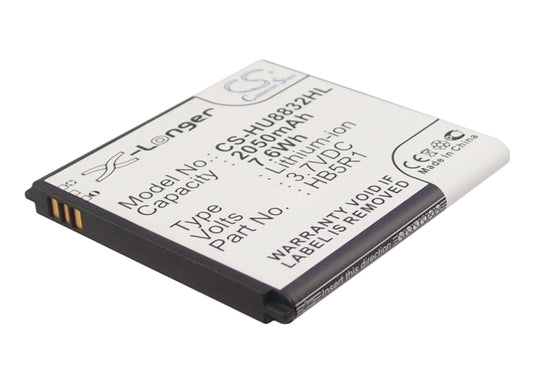 3.7V 2050mAh/7.59Wh Li-ion Mobile/SmartPhone Battery for Huawei