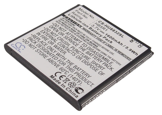 3.7V 1600mAh Li-ion Mobile/SmartPhone Battery for Huawei