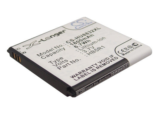 3.7V 1800mAh/6.66Wh Li-ion Mobile/SmartPhone Battery for Huawei