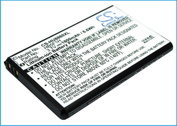 3.7V 1800mAh Li-ion Mobile/SmartPhone Battery for Huawei