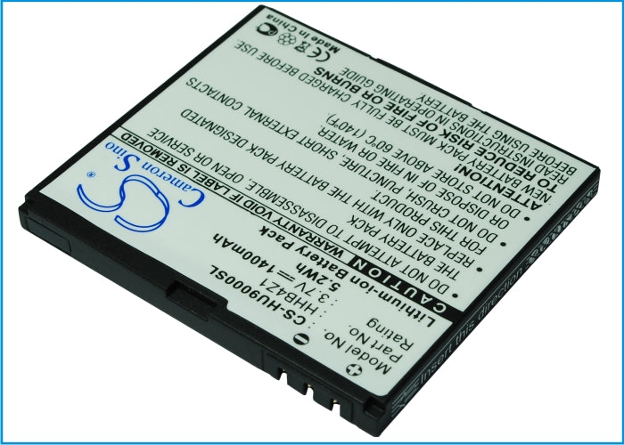 3.7V 1400mAh Li-ion Mobile/SmartPhone Battery for Huawei