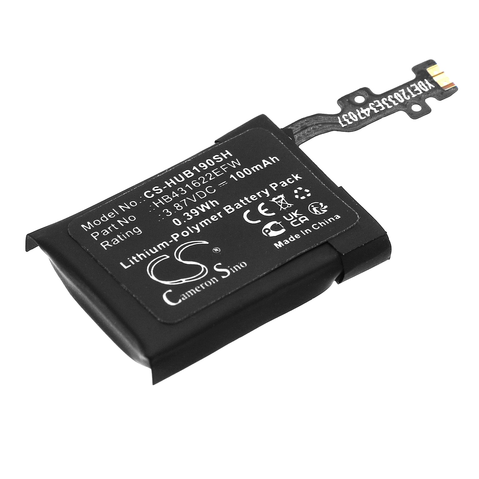 CS-HUB190SH Replacement Battery – Compatible with Band B6, Band B7, FDS-B19, FDS-B49