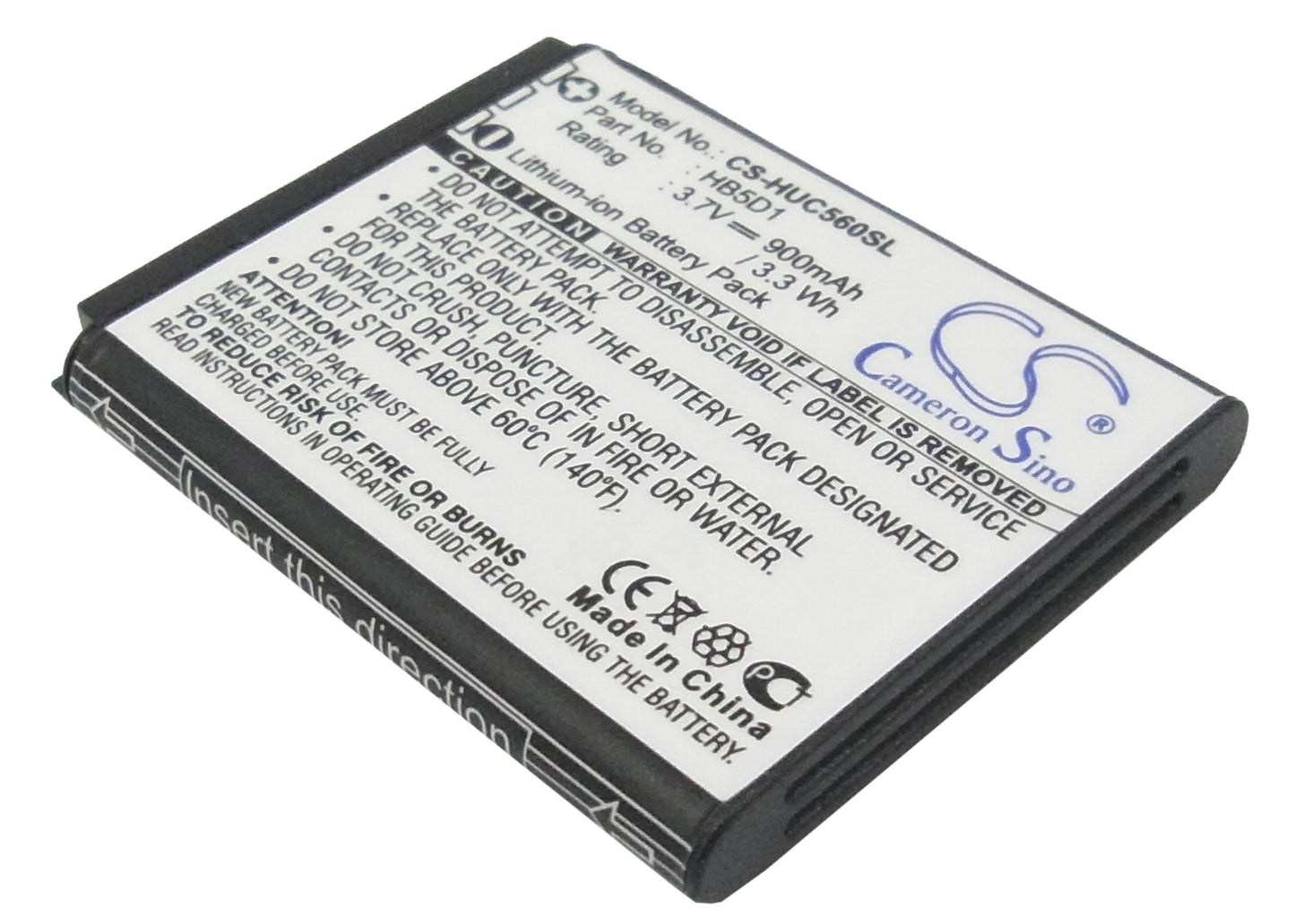 3.7V 900mAh Li-ion Mobile/SmartPhone Battery for Huawei