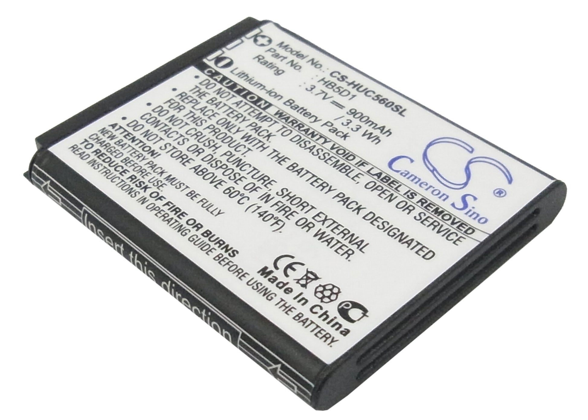3.7V 900mAh Li-ion Mobile/SmartPhone Battery for Huawei