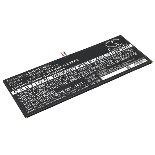 3.8V 6000mAh/22.80Wh Li-Polymer Tablet Battery for Huawei