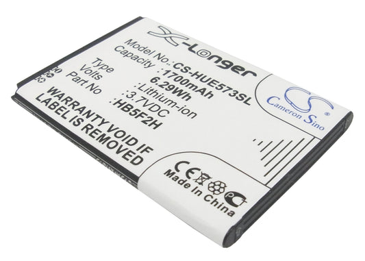 3.7V 1700mAh/6.29Wh Li-ion Hotspot Battery for Huawei
