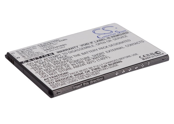 3.7V 1900mAh/7.03Wh Li-ion Mobile/SmartPhone Battery for Huawei