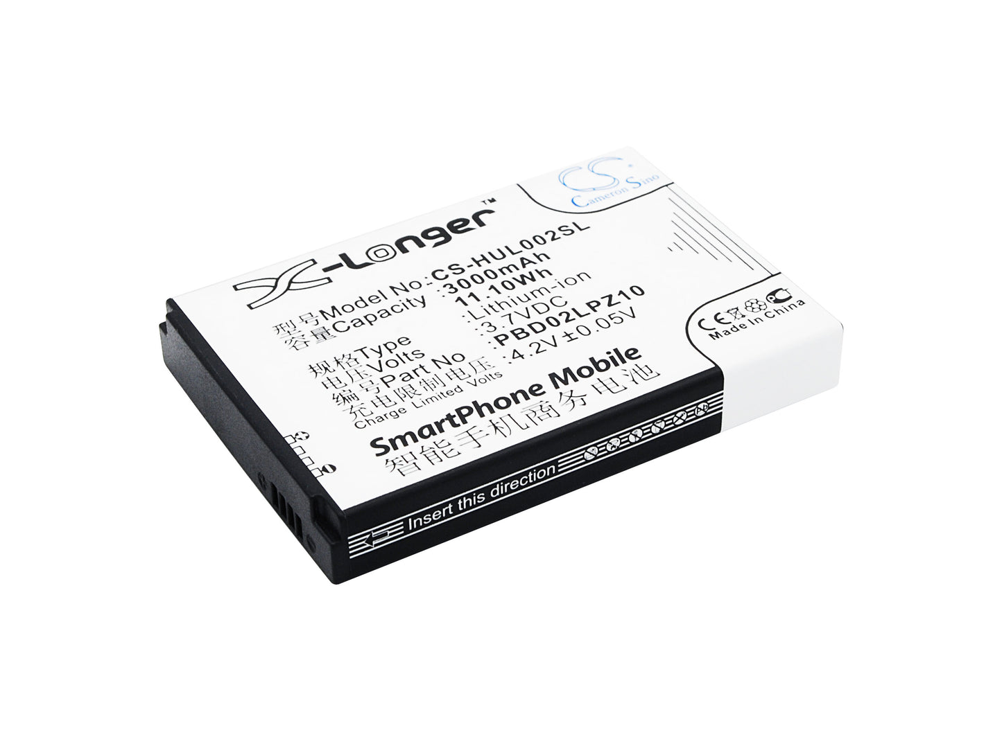 3.7V 3000mAh/11.10Wh Li-ion Hotspot Battery for Huawei