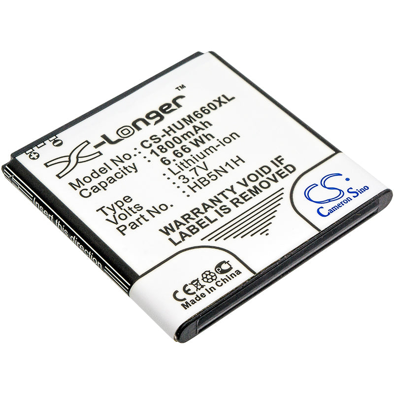 3.7V 1800mAh/6.66Wh Li-ion Mobile/SmartPhone Battery for Cricket
