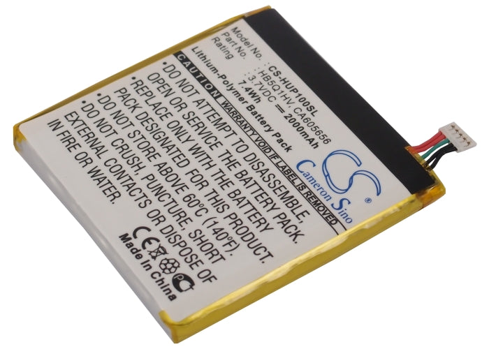 3.7V 2000mAh/7.4Wh Li-Polymer Mobile/SmartPhone Battery for Huawei