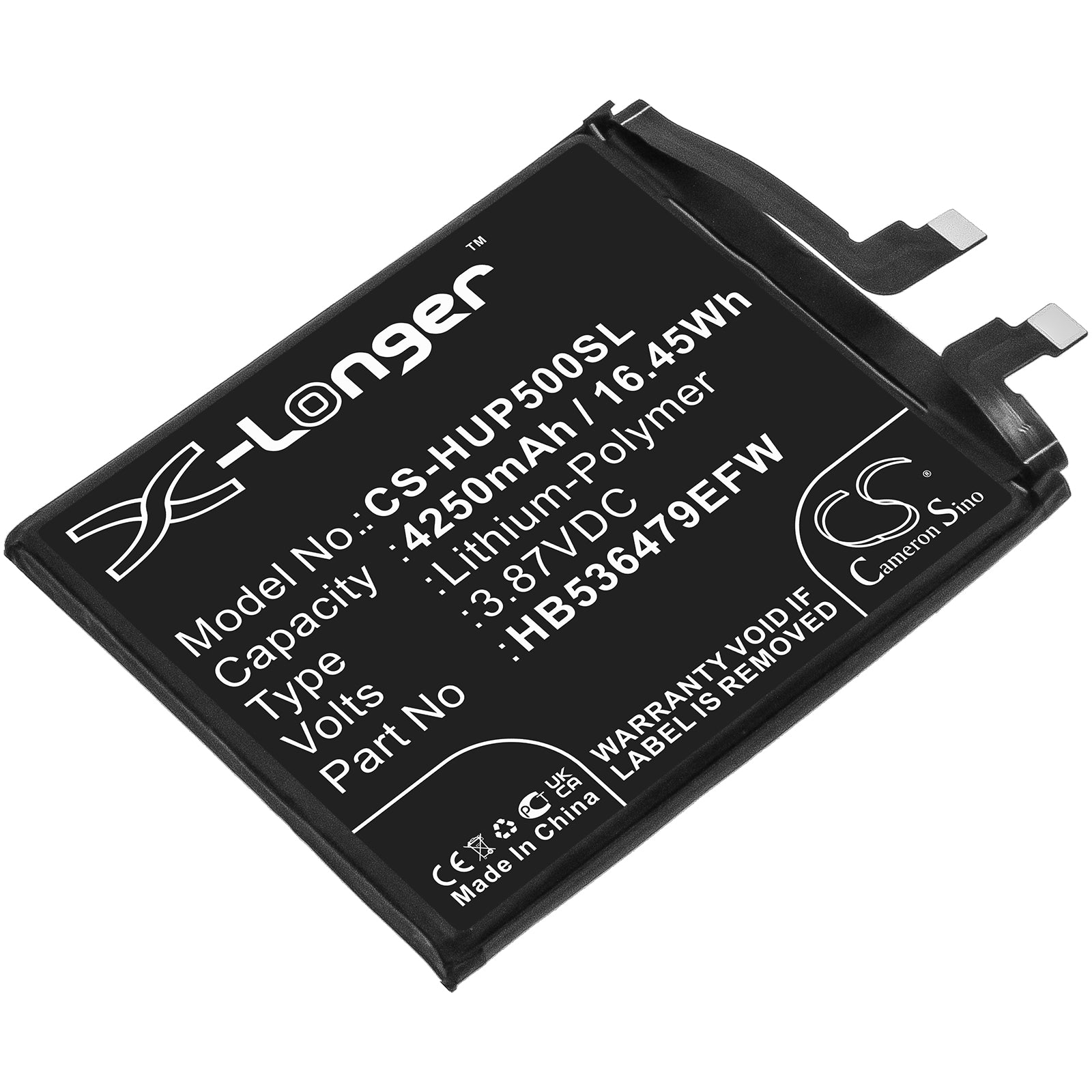 CS-HUP500SL Replacement Battery – Compatible with JAD-AL50, JAD-L09, JAD-L29, JAD-LX9, P50 Pro