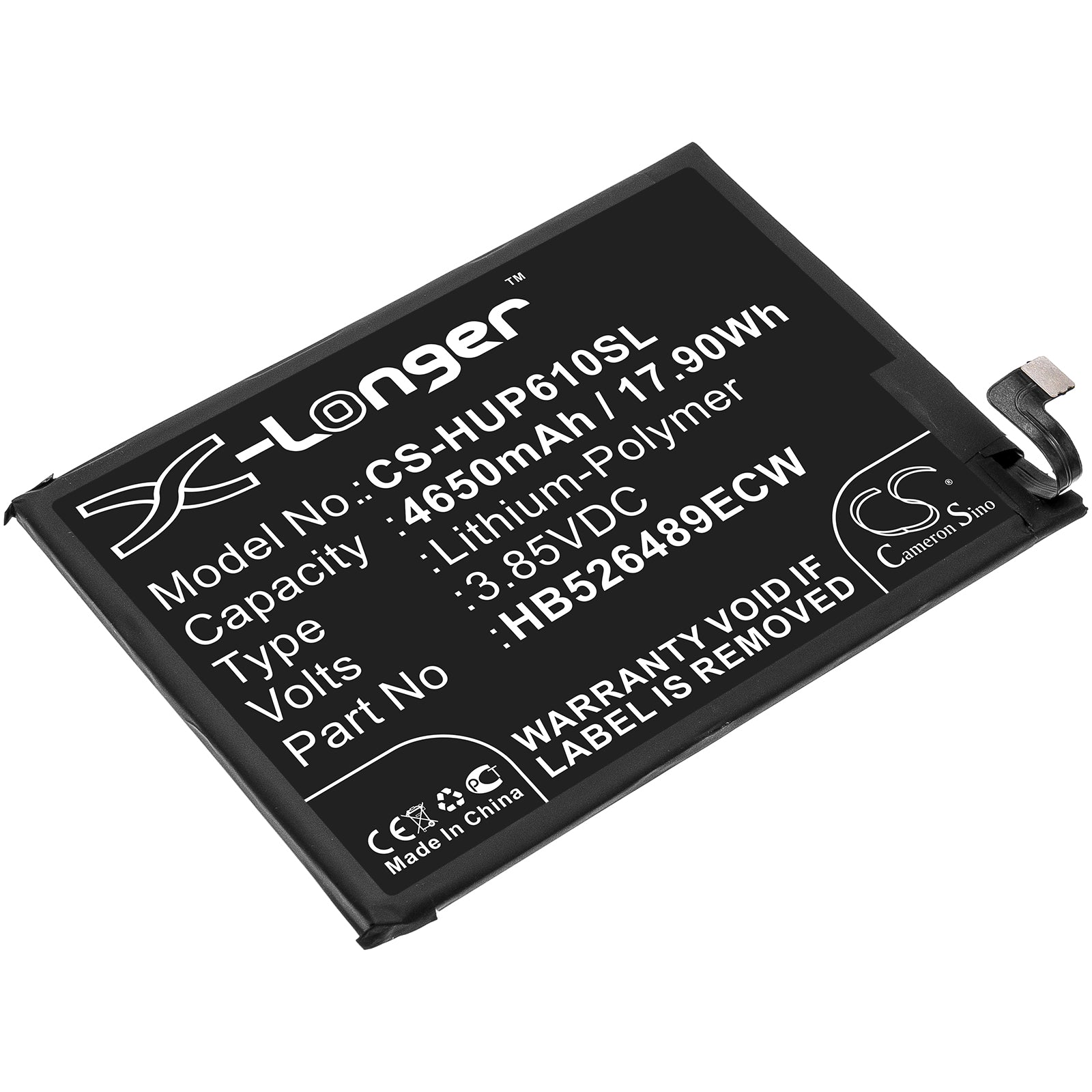 CS-HUP610SL Replacement Battery – Compatible with MED-L29, MED-L29N, MED-LX9, MED-LX9N, Y6p
