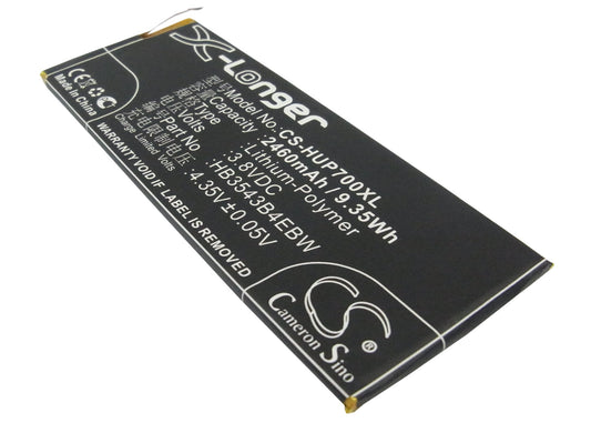 3.8V 2460mAh/9.35Wh Li-Polymer Mobile/SmartPhone Battery for Huawei