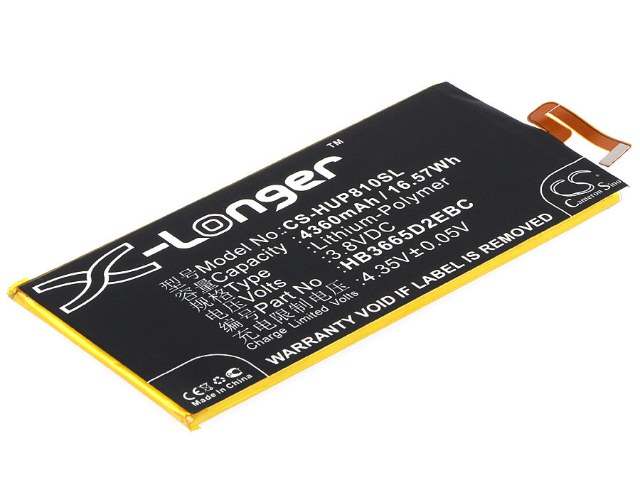 3.8VV 4360mAh/16.57Wh Li-Polymer Mobile/SmartPhone Battery for Huawei