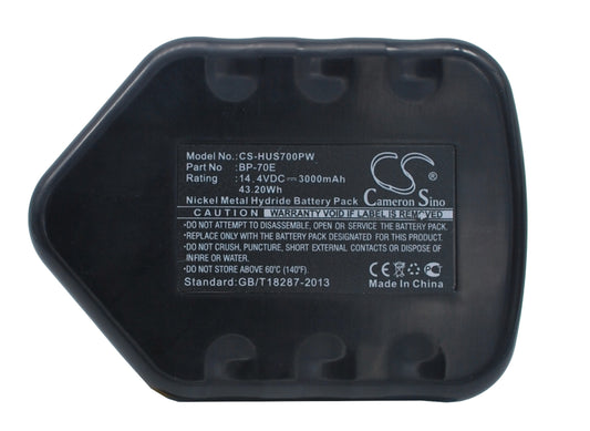 14.4VV 3000mAh/43.20Wh Ni-MH Power Tools Battery for HUSKIE