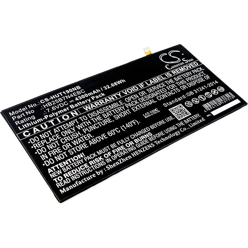 7.6V 4300mAh/32.68Wh Li-Polymer Notebook/Laptop Battery for Huawei