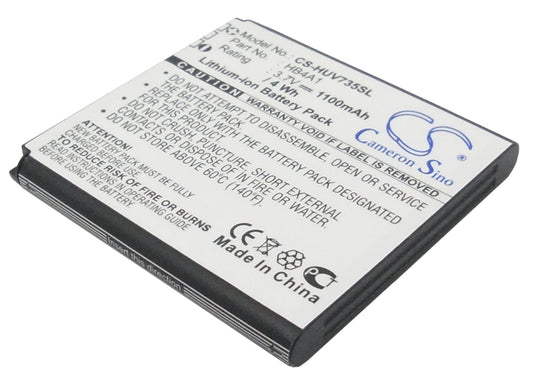 3.7V 1100mAh Li-ion Mobile/SmartPhone Battery for Huawei