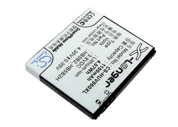3.7V 1100mAh/4.07Wh Li-ion Mobile/SmartPhone Battery for Vodafone