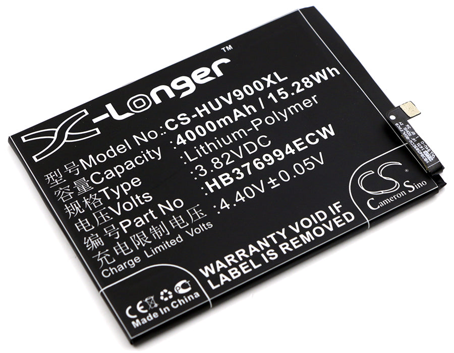 3.82V 4000mAh/15.28Wh Li-Polymer Mobile/SmartPhone Battery for Huawei