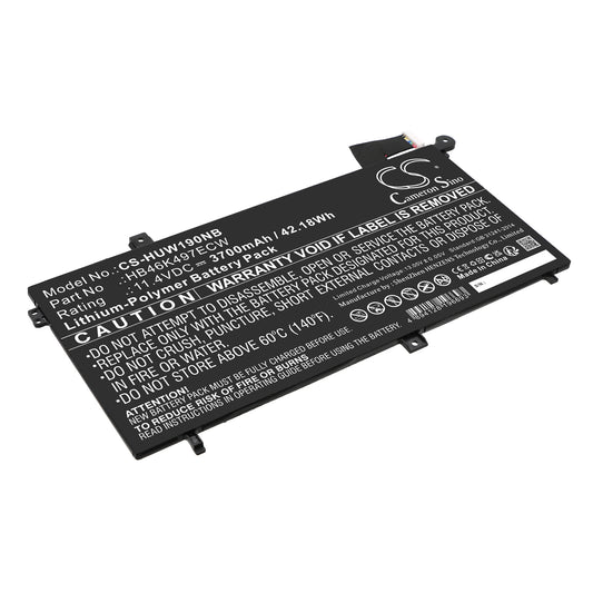 CS-HUW190NB Replacement Battery – Compatible with MateBook D 2018, MateBook D 53010BAJ, MRC-W00, MRC-W50, MRC-W60, MRC-W70, PL-W09, PL-W19, PL-W29