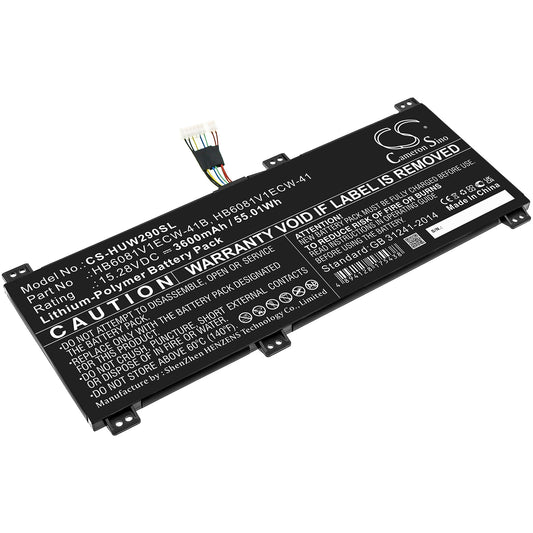 CS-HUW290SL Replacement Battery – Compatible with HBL-W19, HBL-W29, HLY-W19RP, MagicBook Pro 2020, MateBook D 16, V700