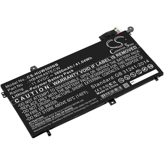 CS-HUW500NB Replacement Battery – Compatible with 53010BAJ, MateBook D, Matebook D I5 128G, Matebook D I5 1TB, Matebook D I5 8G, MRC-W50, MRC-W60, MRC-W70, PI-W19