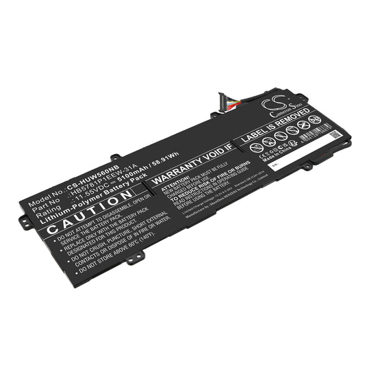 CS-HUW560NB Replacement Battery – Compatible with EMD-W76, HKD-W56, HKD-W58, HKD-W76, HVY-WAP9W, HVY-WAQ9, HVY-WAQ9W, MateBook 13S I5 11300H, MateBook 14S I7, MateBook 14S I7-11370, MateBook 14S I7-12700, MateBook D 16 2022