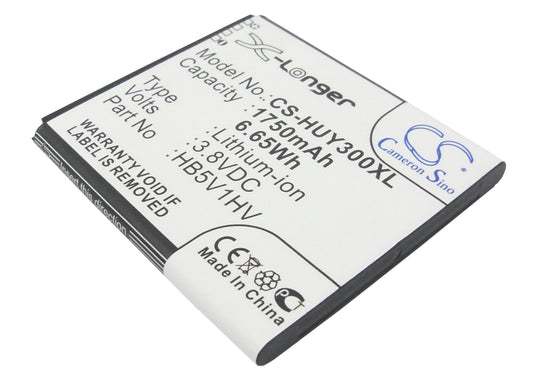 3.8V 1750mAh/6.65Wh Li-ion Mobile/SmartPhone Battery for Huawei
