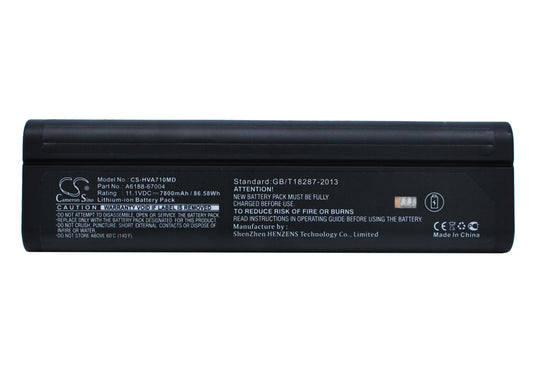 11.1V 7800mAh/86.58Wh Li-ion Medical Battery for JDSU
